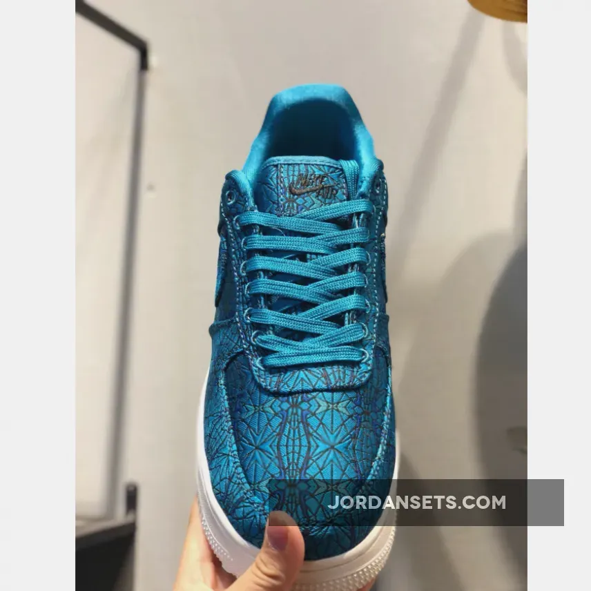 Nike Air Force 1 ’07 Premium Green Abyss/Light Blue Fury Nike Air Force 1 ’07 Premium Green Abyss/Light Blue Fury