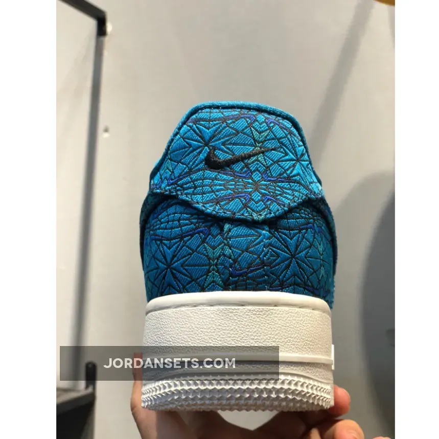 Nike Air Force 1 ’07 Premium Green Abyss/Light Blue Fury Nike Air Force 1 ’07 Premium Green Abyss/Light Blue Fury