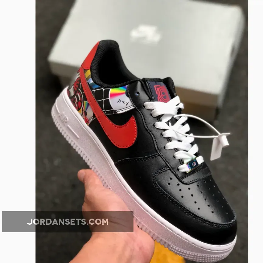 Nike Air Force 1 "China Hoop Dreams" Black/Ember Glow-White Nike Air Force 1 "China Hoop Dreams" Black/Ember Glow-White