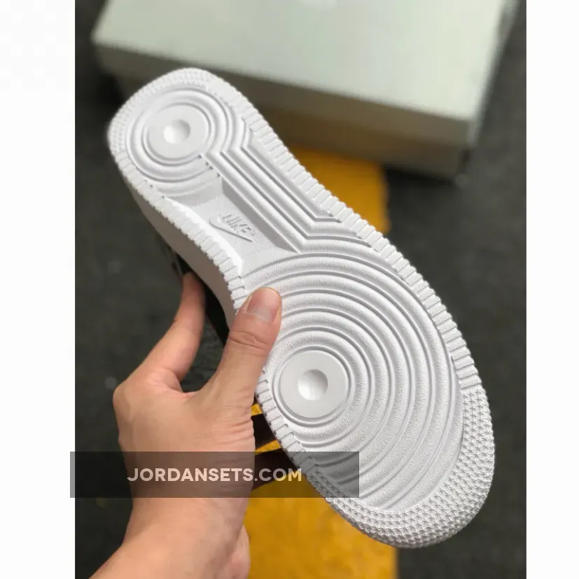 Nike Air Force 1 "China Hoop Dreams" Black/Ember Glow-White Nike Air Force 1 "China Hoop Dreams" Black/Ember Glow-White