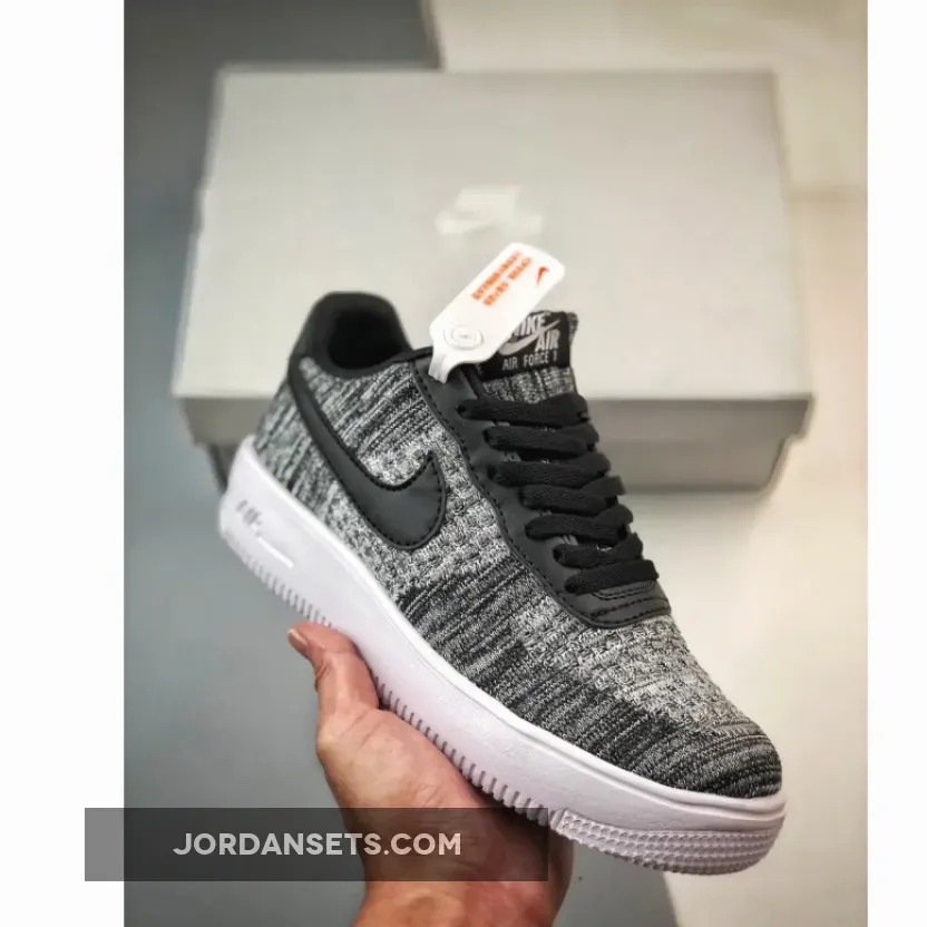 Nike Air Force 1 Flyknit 2.0 Black White