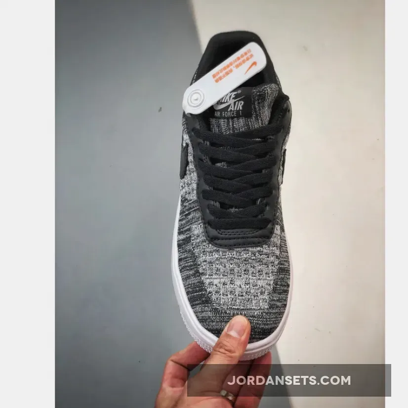 Nike Air Force 1 Flyknit 2.0 Black White Nike Air Force 1 Flyknit 2.0 Black White