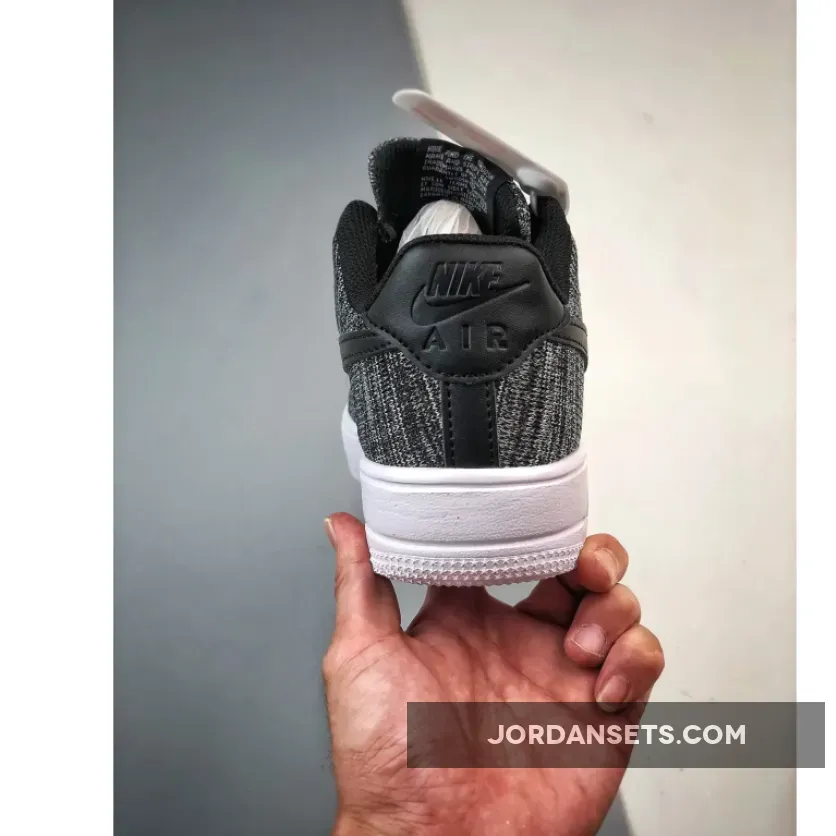 Nike Air Force 1 Flyknit 2.0 Black White Nike Air Force 1 Flyknit 2.0 Black White
