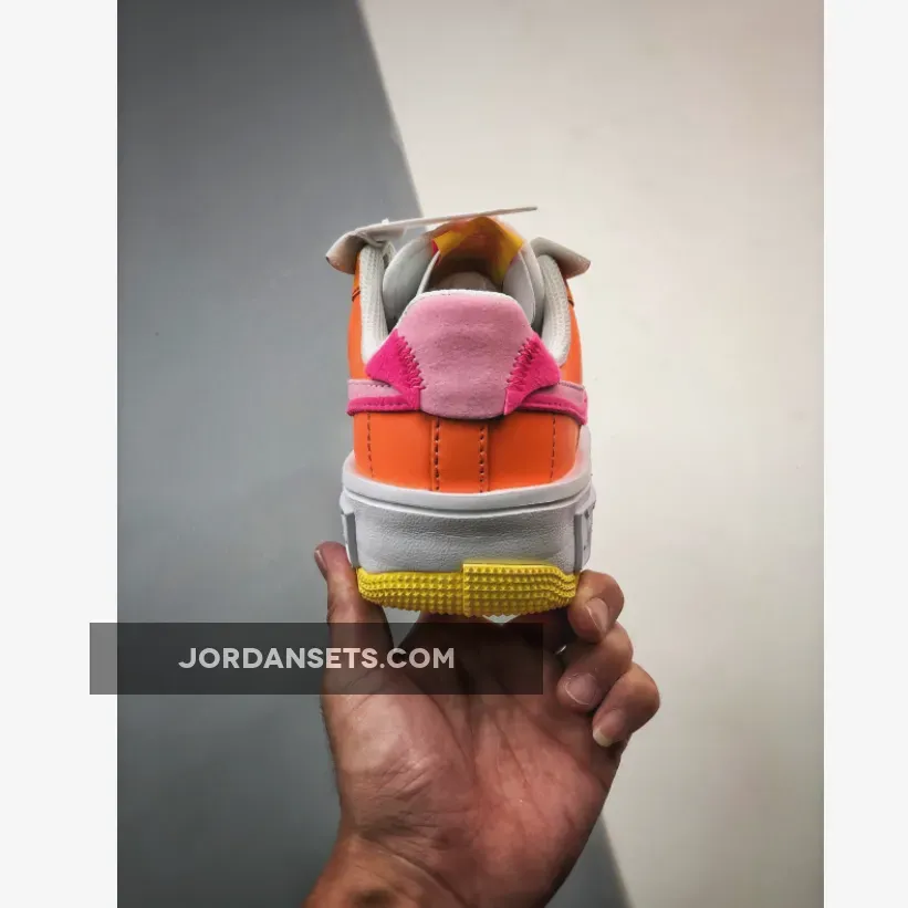 Nike Air Force 1 Fontanka Yellow Pink For Womens Nike Air Force 1 Fontanka Yellow Pink For Womens