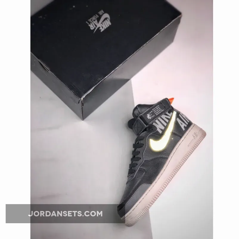Nike Air Force 1 High Black/Dark Grey Nike Air Force 1 High Black/Dark Grey