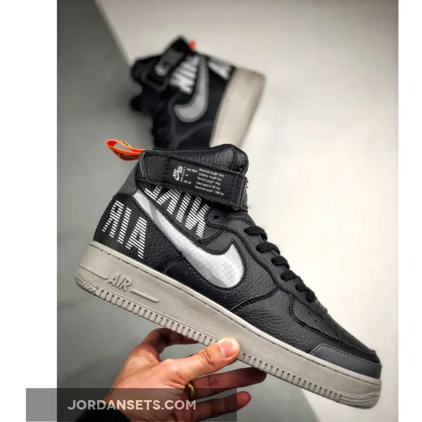 Nike Air Force 1 High Black/Dark Grey Nike Air Force 1 High Black/Dark Grey