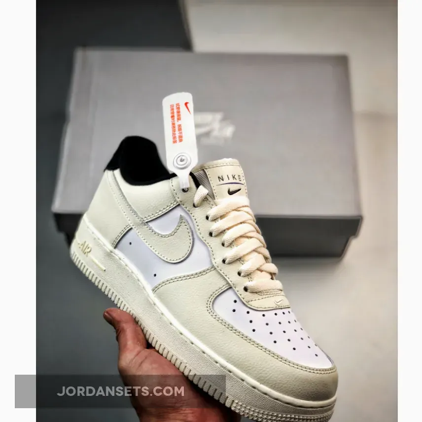 Nike Air Force 1 Low Coconut Milk Black