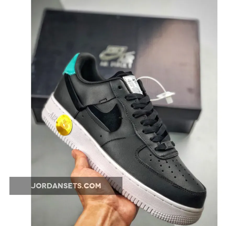 Nike Air Force 1 Low "Inside Out" Black/Mystic Green