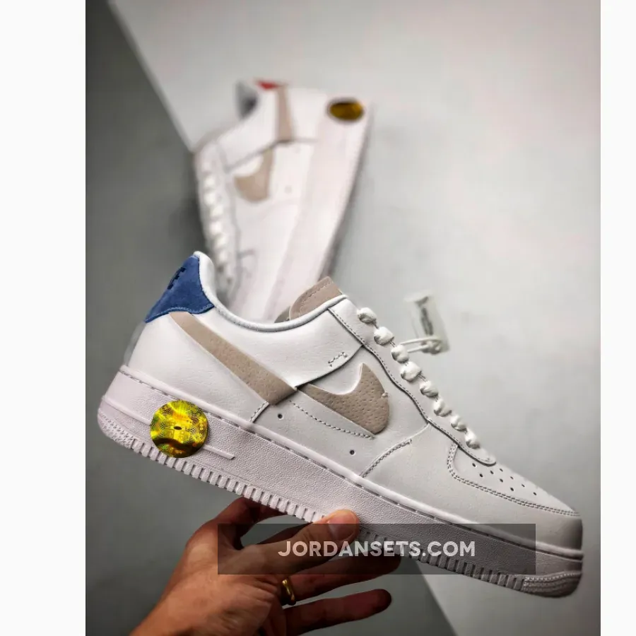 Nike Air Force 1 Low "Inside Out" Vandalized White Nike Air Force 1 Low "Inside Out" Vandalized White