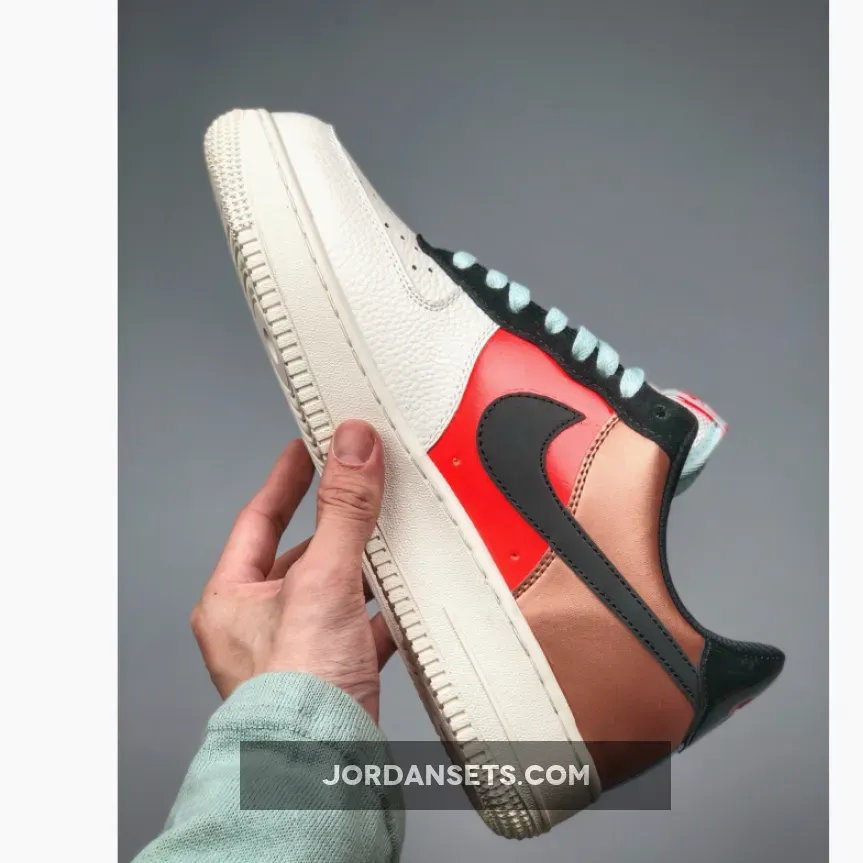 Nike Air Force 1 Low Metallic Red Bronze With Multiple Materials Nike Air Force 1 Low Metallic Red Bronze With Multiple Materials