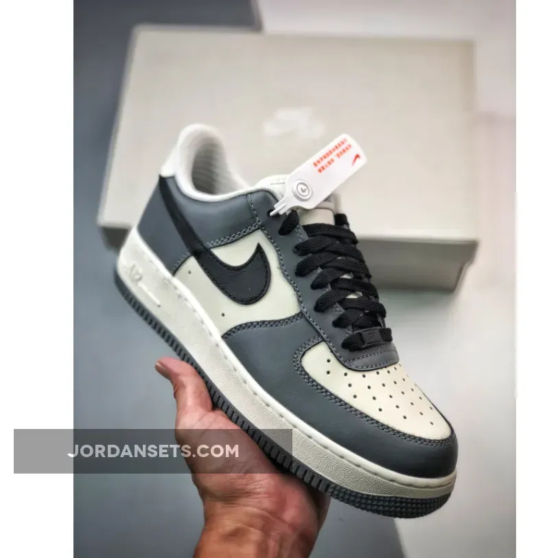 Nike Air Force 1 Low Sail Grey Black