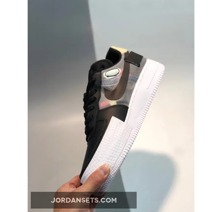 Nike Air Force 1 Low Type Black / Zinnia Pink Nike Air Force 1 Low Type Black / Zinnia Pink