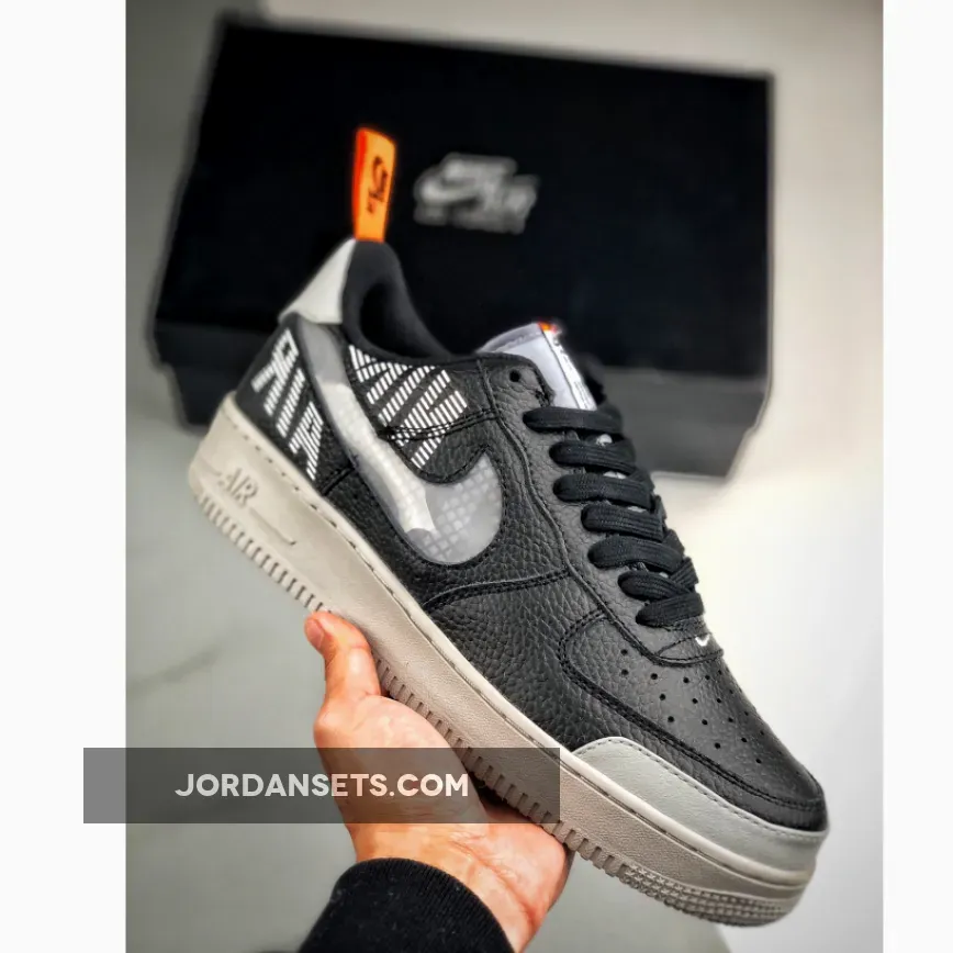 Nike Air Force 1 Low "Under Construction" Black Grey