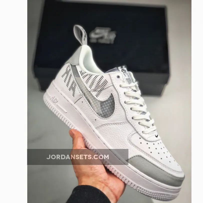 Nike Air Force 1 Low "Under Constructioan" White/Wolf Grey-Black