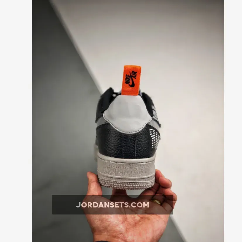 Nike Air Force 1 Low "Under Construction" Black Grey Nike Air Force 1 Low "Under Construction" Black Grey