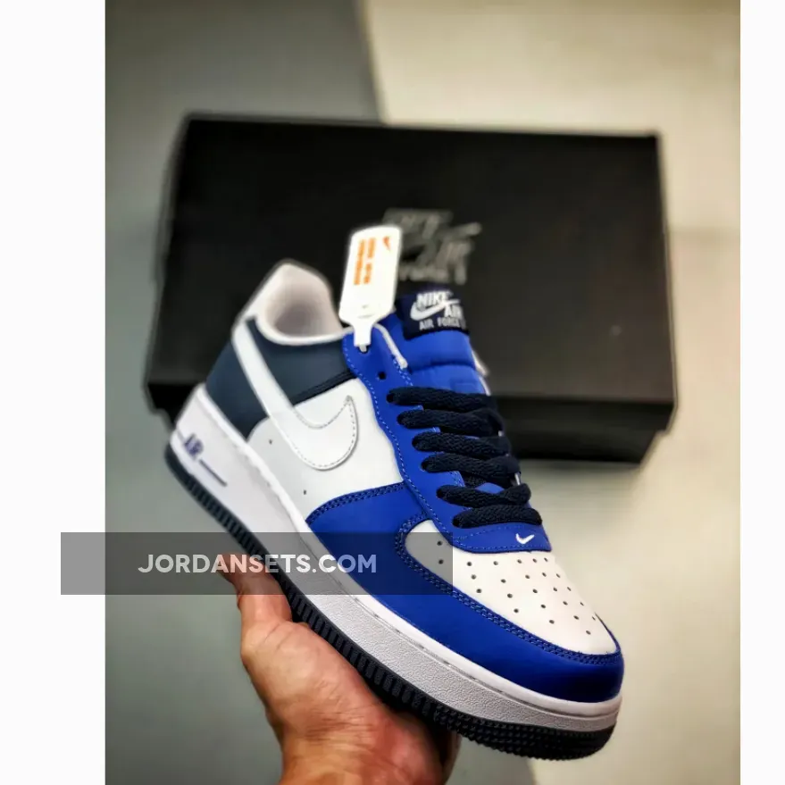 Nike Air Force 1 Low White/Game Royal-Midnight Navy