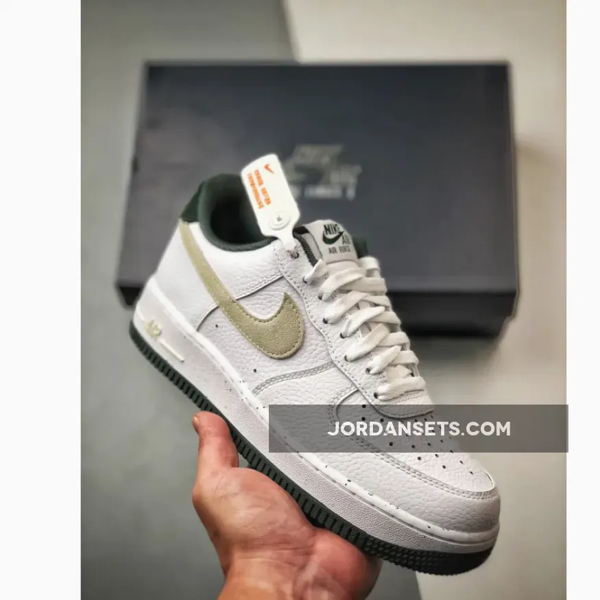 Nike Air Force 1 Low White/Sea Glass-Vintage Green