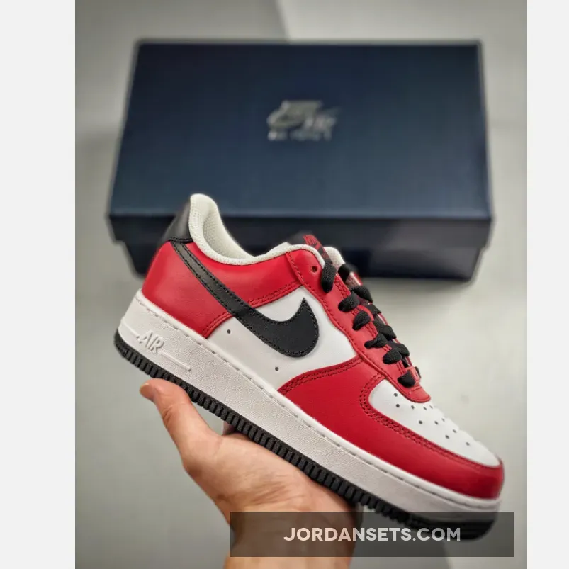 Nike Air Force 1 Low White/Team Red-Black