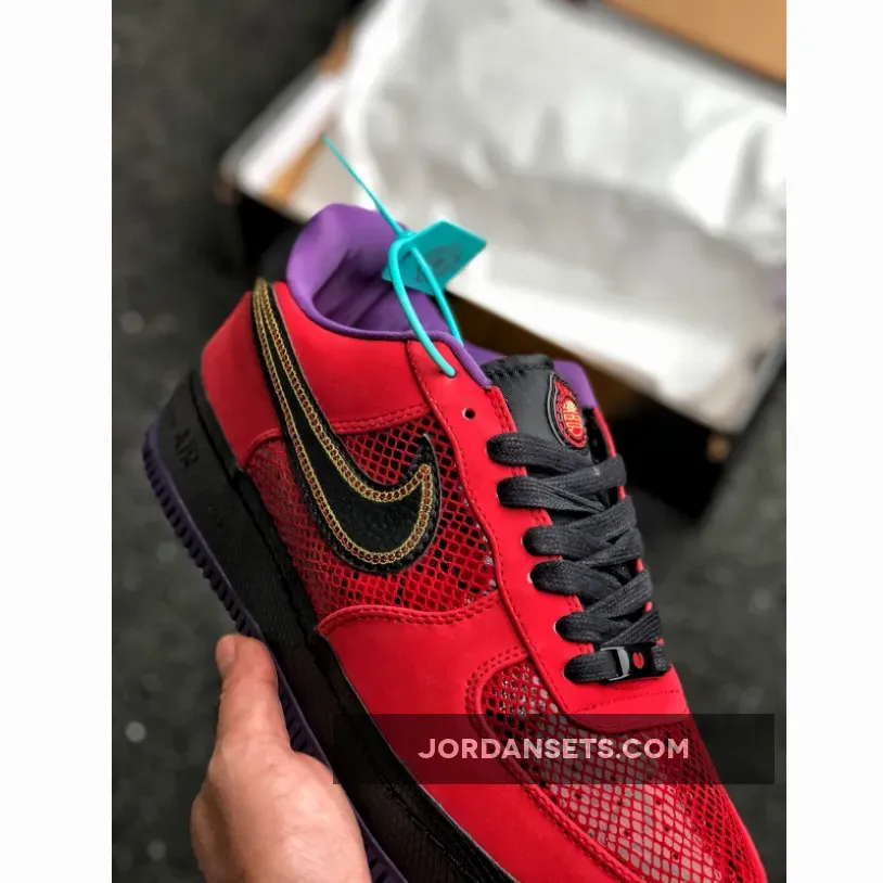 Nike Air Force 1 NG CMFT Low ‘Year Of The Snake’ Red/Black-Court Purple Nike Air Force 1 NG CMFT Low ‘Year Of The Snake’ Red/Black-Court Purple