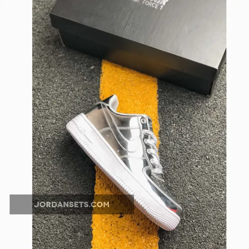 Nike Air Force 1 SP "Liquid Silver" Chrome/Metallic Silver/White Nike Air Force 1 SP "Liquid Silver" Chrome/Metallic Silver/White