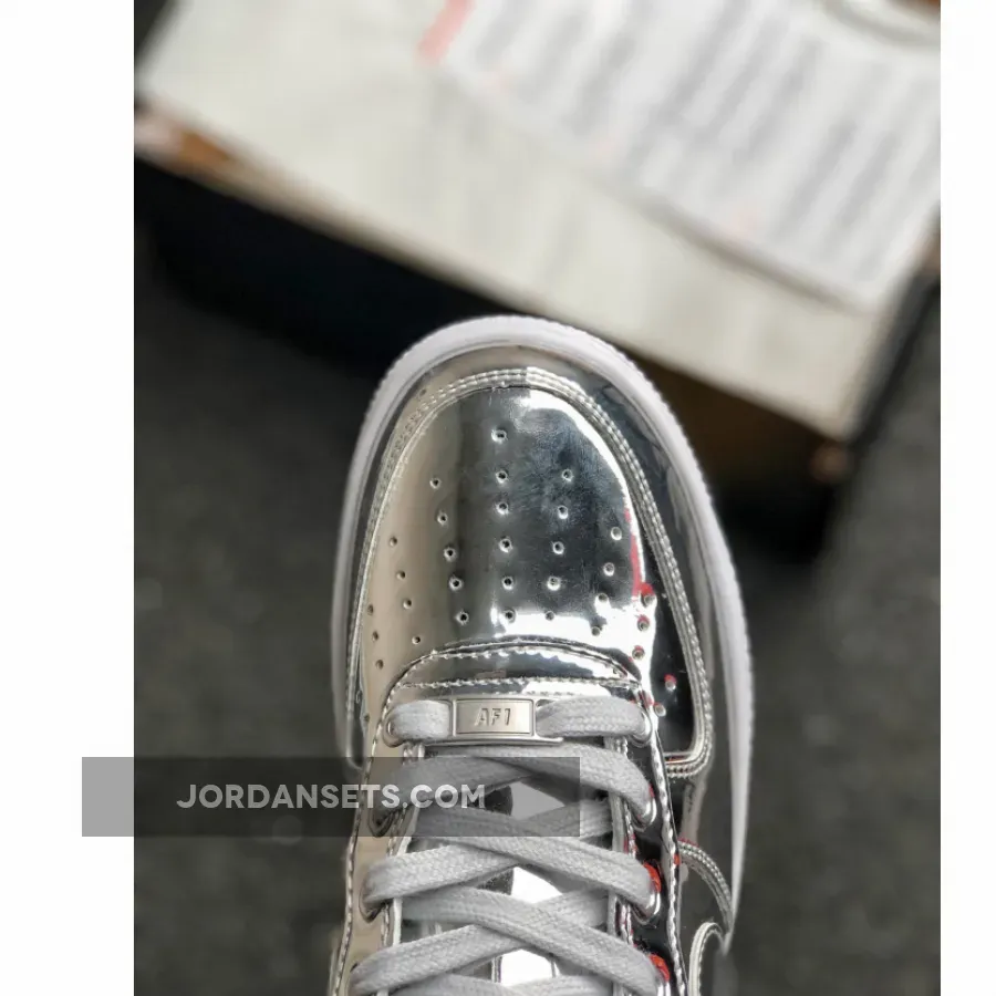 Nike Air Force 1 SP "Liquid Silver" Chrome/Metallic Silver/White Nike Air Force 1 SP "Liquid Silver" Chrome/Metallic Silver/White