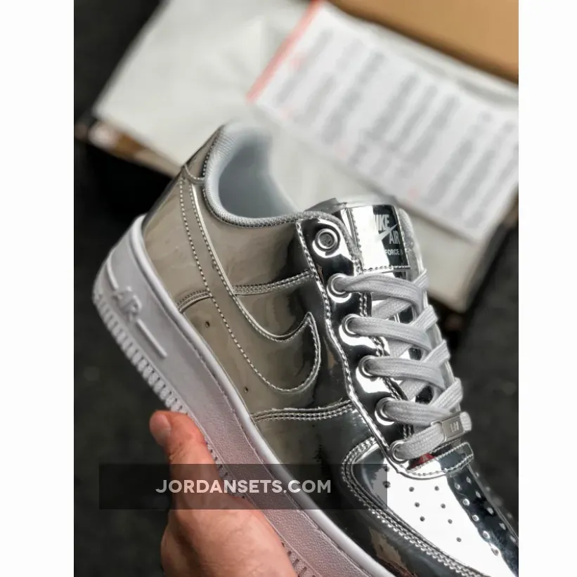 Nike Air Force 1 SP "Liquid Silver" Chrome/Metallic Silver/White Nike Air Force 1 SP "Liquid Silver" Chrome/Metallic Silver/White