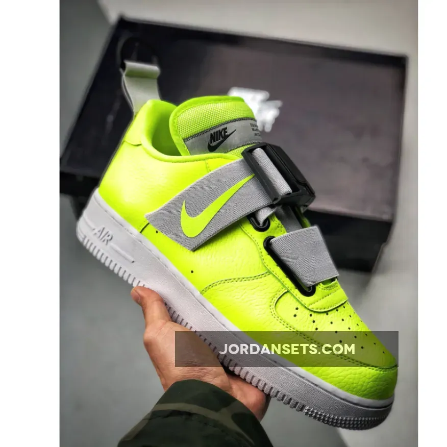 Nike Air Force 1 Utility Volt Grey Nike Air Force 1 Utility Volt Grey