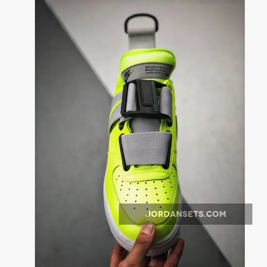 Nike Air Force 1 Utility Volt Grey Nike Air Force 1 Utility Volt Grey