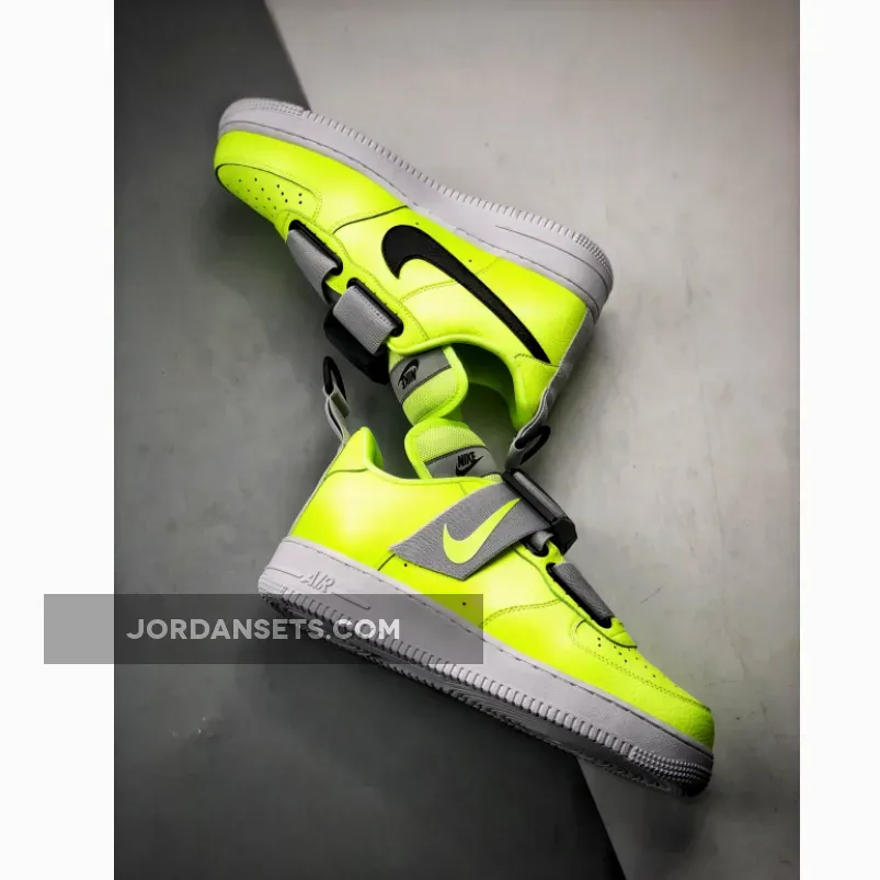 Nike Air Force 1 Utility Volt Grey Nike Air Force 1 Utility Volt Grey