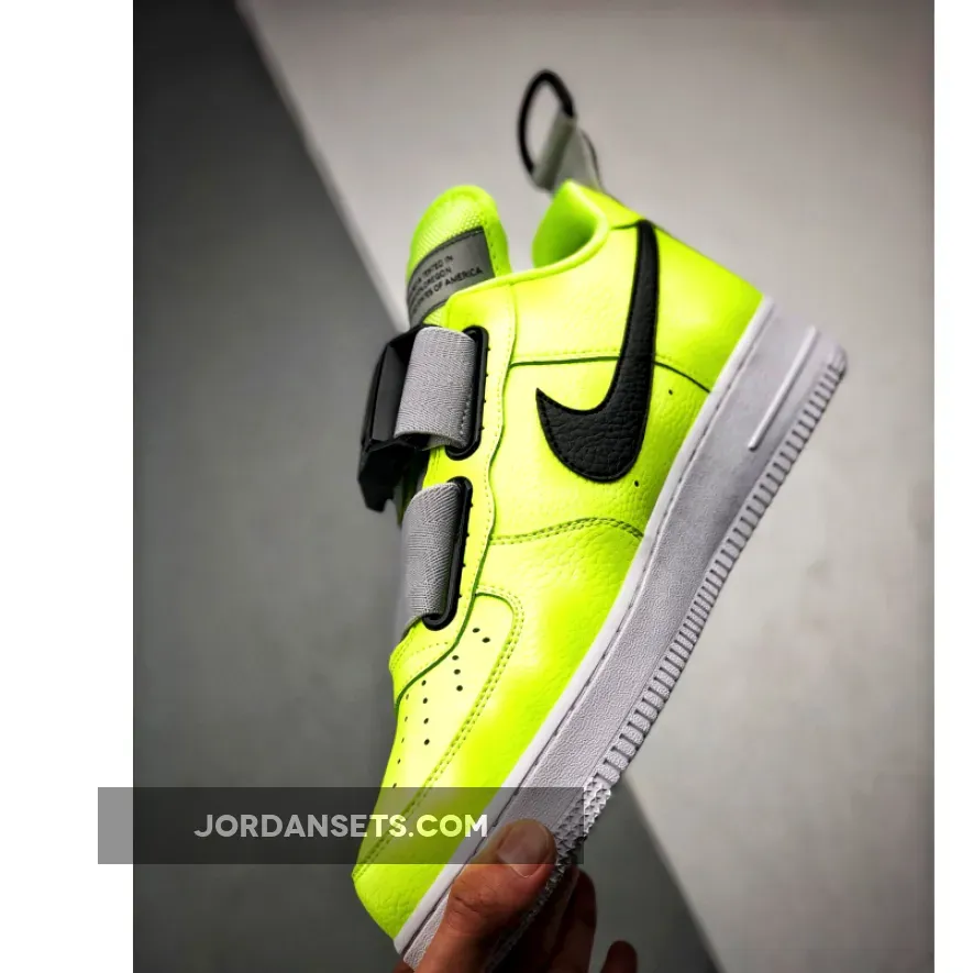 Nike Air Force 1 Utility Volt Grey Nike Air Force 1 Utility Volt Grey