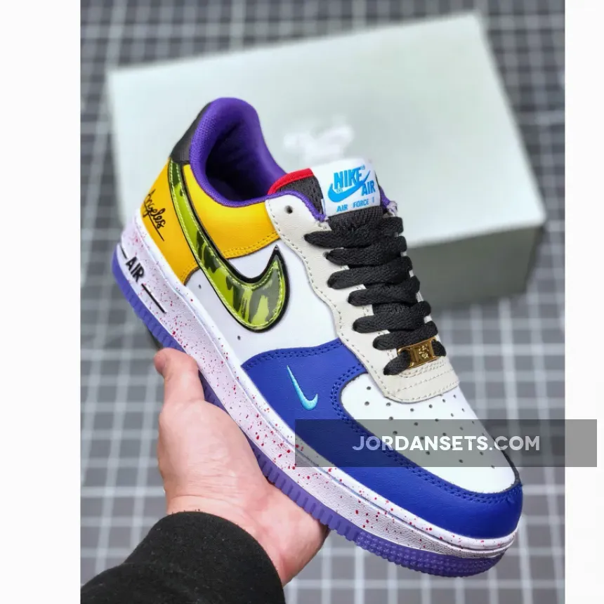 Nike Air Force 1 "What The LA" White/Black-Hyper Jade