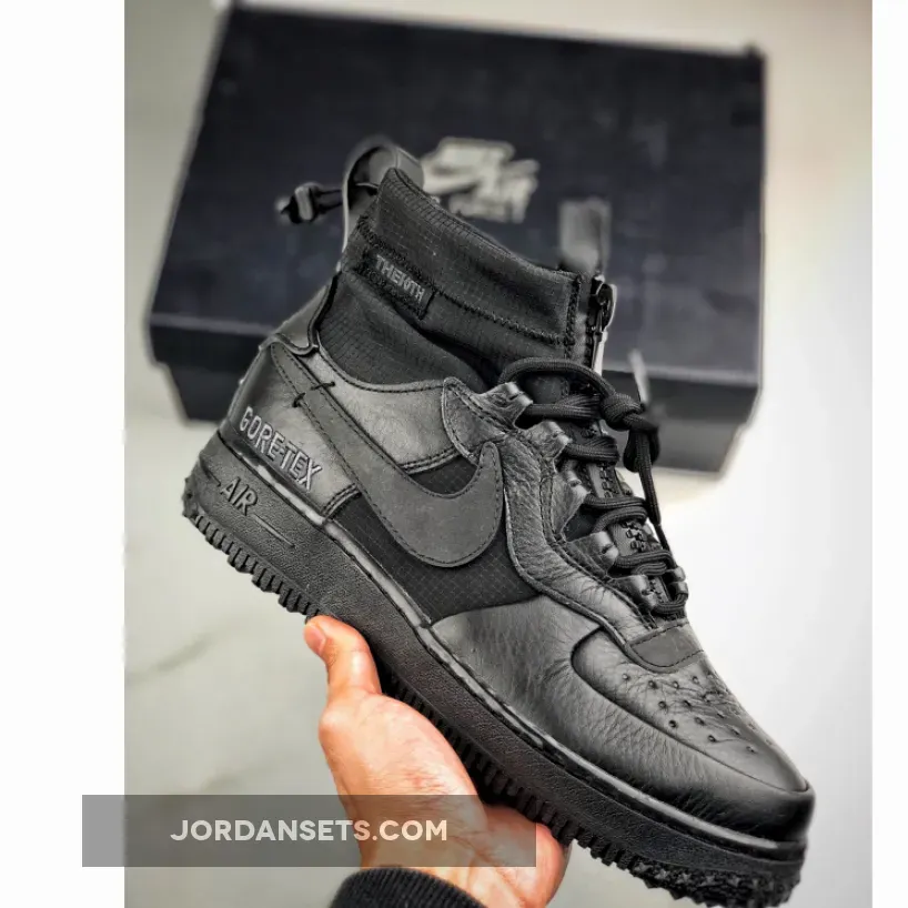 Nike Air Force 1 WTR Gore-Tex "Triple Black"