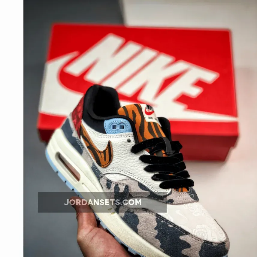 Nike Air Max 1 ’87 "Great Indoors" Sail/Black-Celestine Blue