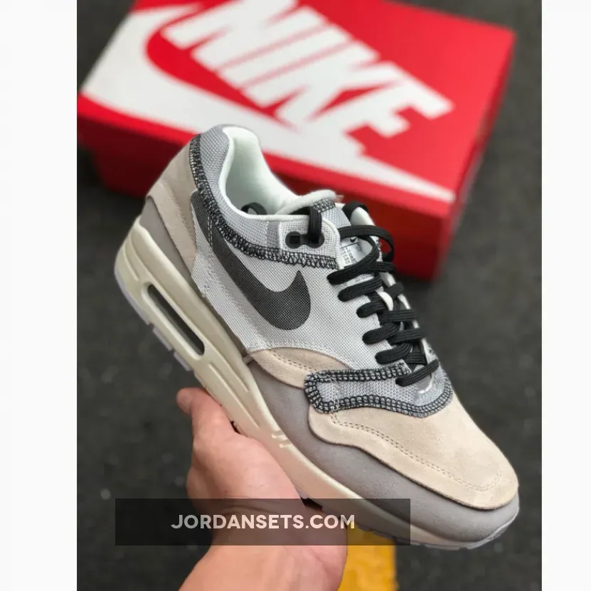 Nike Air Max 1 ‘Inside Out’ Light Grey/Beige-White