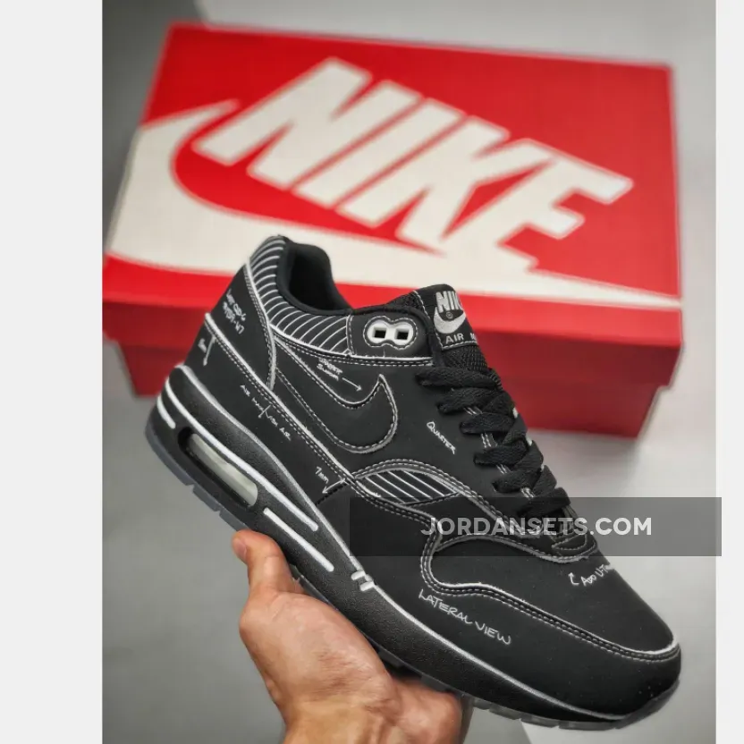 Nike Air Max 1 "Sketch To Shelf" Black/White