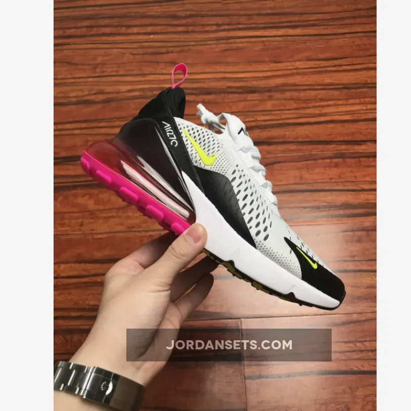 Nike Air Max 270 Volt and Fuchsia