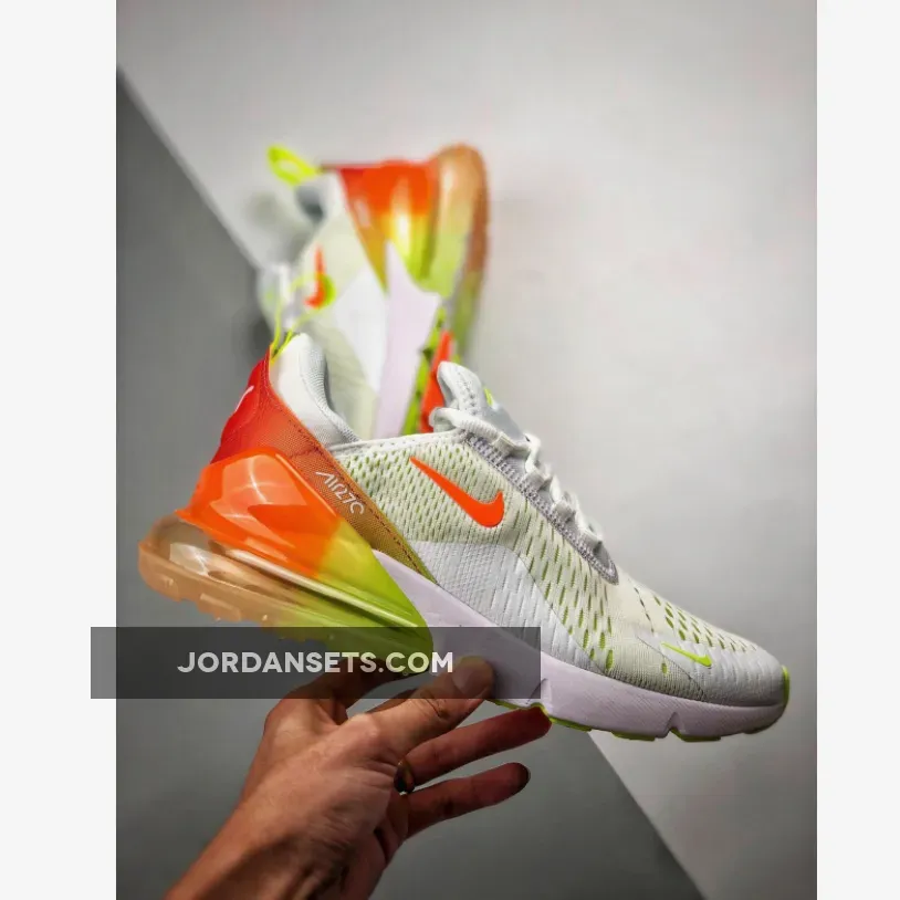 Nike Air Max 270 Volt White For Womens