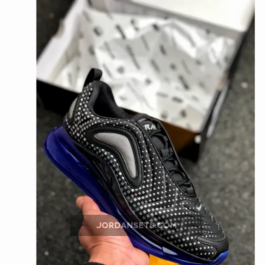 Nike Air Max 720 Black/Racer Blue-Reflect Silver