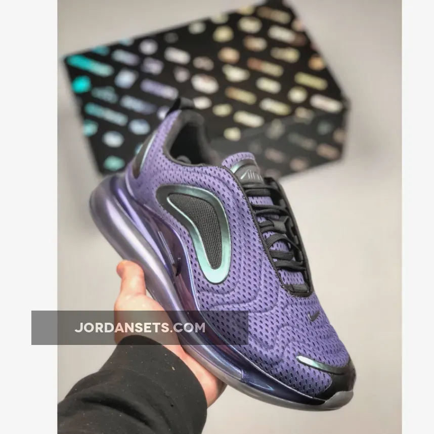 Nike Air Max 720 "Northern Lights Night" Metallic Silver/Black