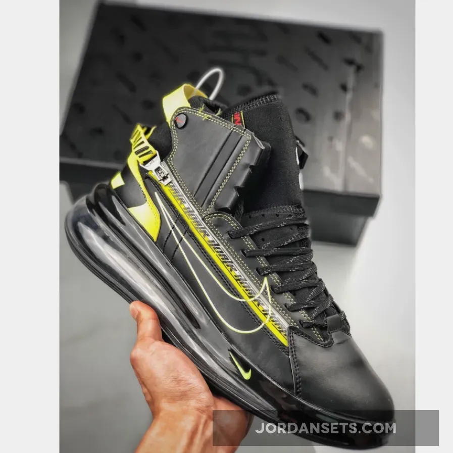 Nike Air Max 720 Saturn Black/Dynamic Yellow-University Red