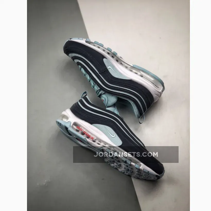 Nike Air Max 97 Dark Obsidian/Ocean Bliss-University Red Nike Air Max 97 Dark Obsidian/Ocean Bliss-University Red
