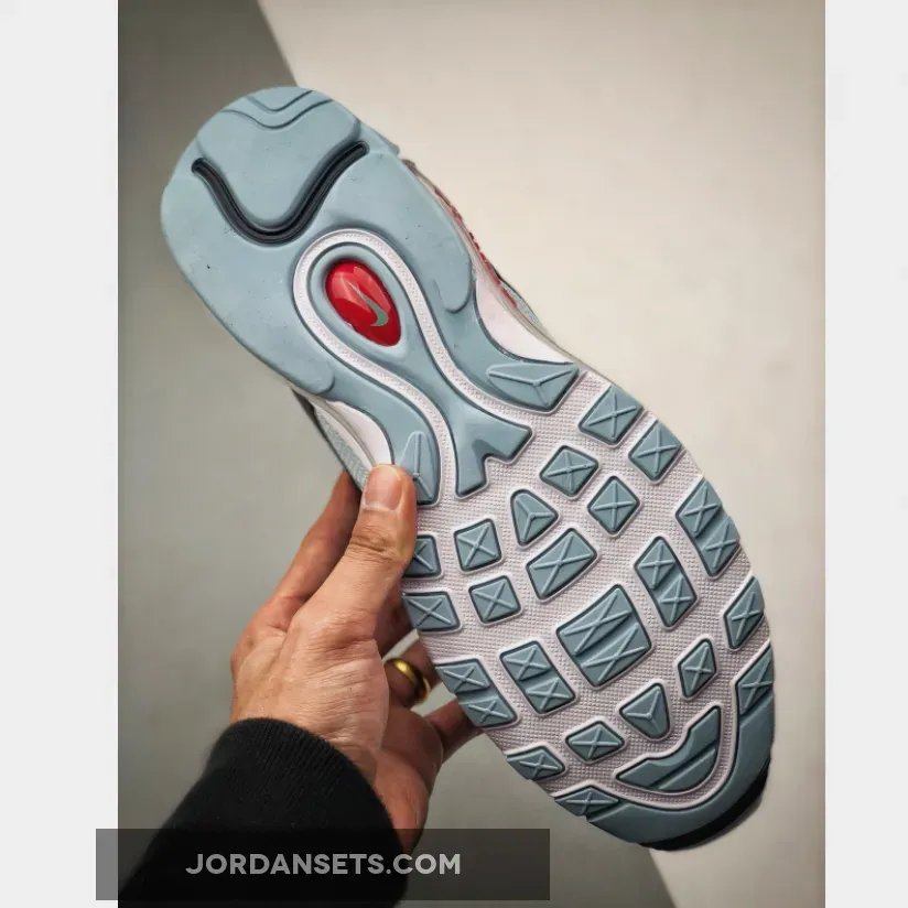 Nike Air Max 97 Dark Obsidian/Ocean Bliss-University Red Nike Air Max 97 Dark Obsidian/Ocean Bliss-University Red