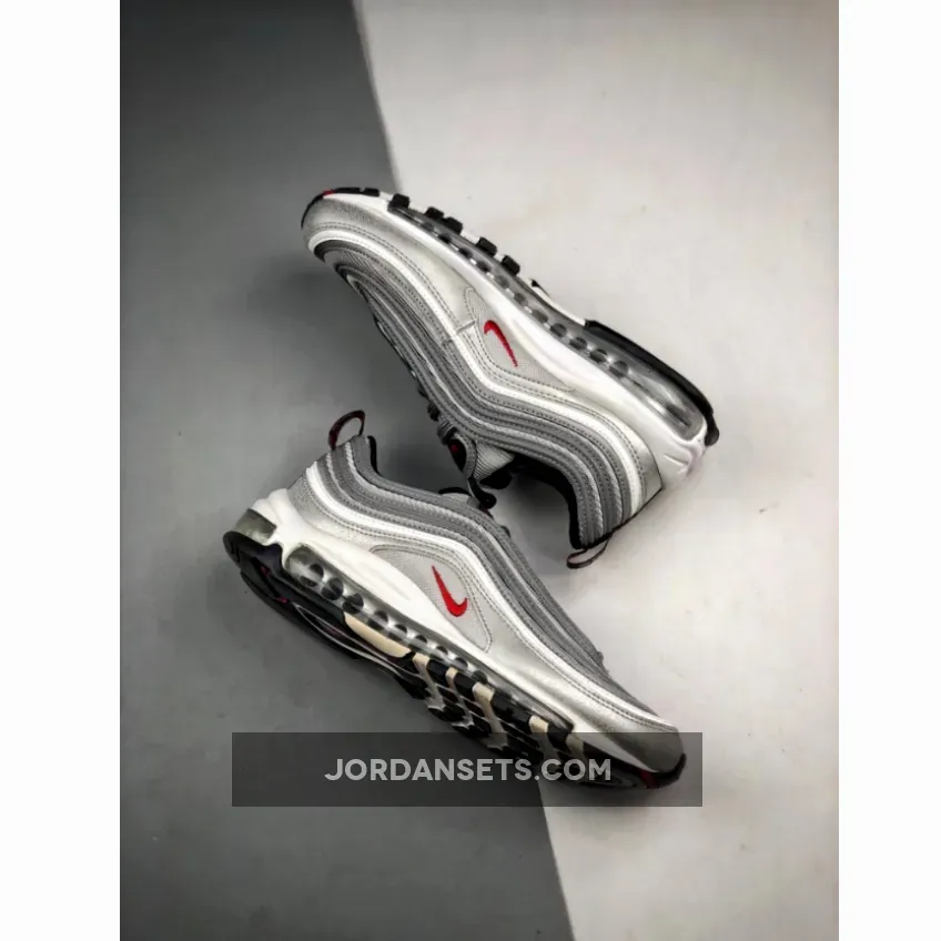 Nike Air Max 97 OG ‘Silver Bullet’ Metallic Silver/Varsity Red Nike Air Max 97 OG ‘Silver Bullet’ Metallic Silver/Varsity Red