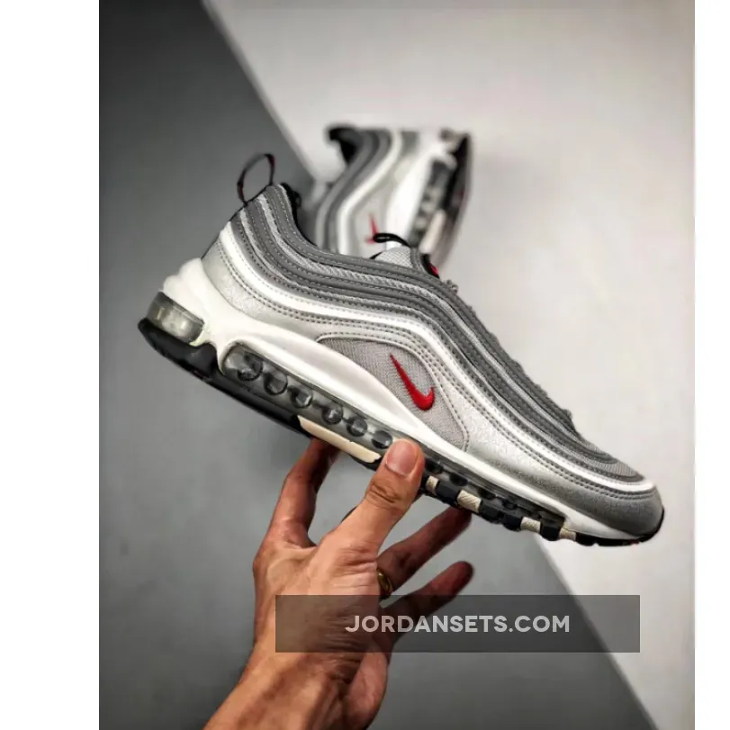 Nike Air Max 97 OG ‘Silver Bullet’ Metallic Silver/Varsity Red Nike Air Max 97 OG ‘Silver Bullet’ Metallic Silver/Varsity Red