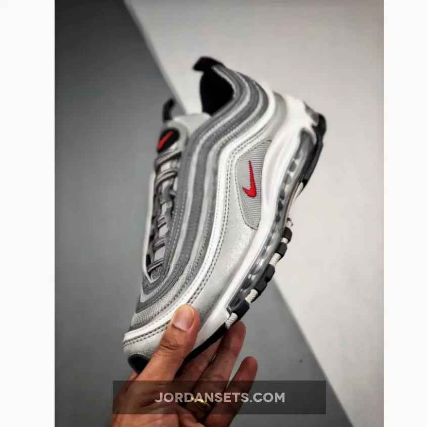 Nike Air Max 97 OG ‘Silver Bullet’ Metallic Silver/Varsity Red Nike Air Max 97 OG ‘Silver Bullet’ Metallic Silver/Varsity Red