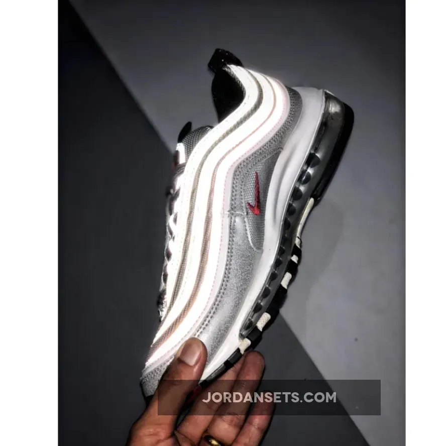 Nike Air Max 97 OG ‘Silver Bullet’ Metallic Silver/Varsity Red Nike Air Max 97 OG ‘Silver Bullet’ Metallic Silver/Varsity Red