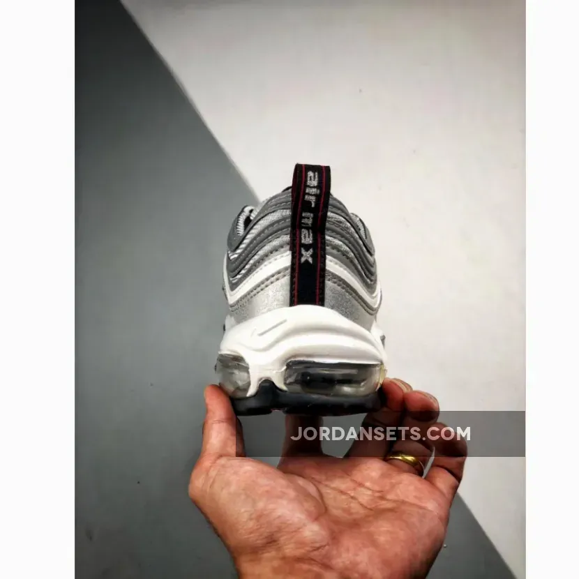 Nike Air Max 97 OG ‘Silver Bullet’ Metallic Silver/Varsity Red Nike Air Max 97 OG ‘Silver Bullet’ Metallic Silver/Varsity Red