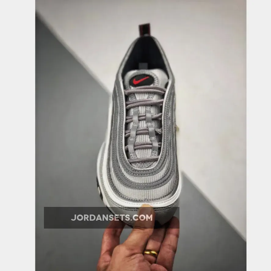 Nike Air Max 97 OG ‘Silver Bullet’ Metallic Silver/Varsity Red Nike Air Max 97 OG ‘Silver Bullet’ Metallic Silver/Varsity Red