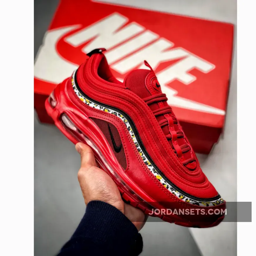 Nike Air Max 97 Red Leopard Pack Womens