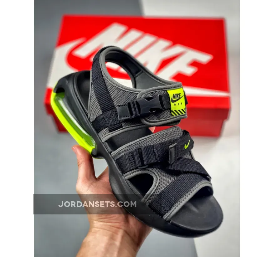 Nike Air Max Sol Sandals Black/Dark Grey/White/Volt